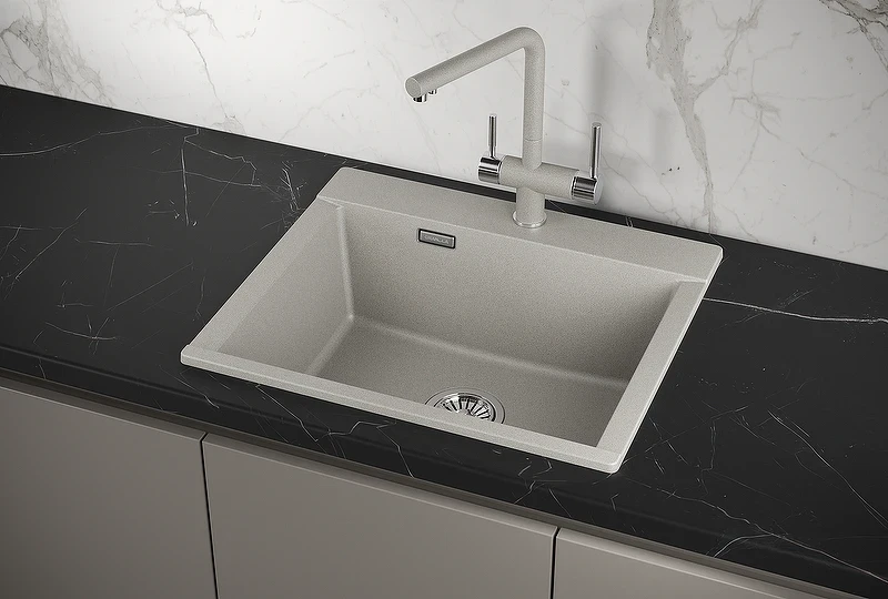 Кухонная мойка Granula Estetica 58 5804 цвет Базальт
