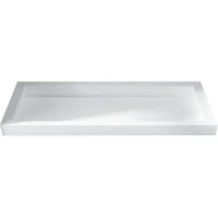 Раковина Boheme Armadi Art Flat 120 859-120-1 Белая искусственный камень (литьевой мрамор) подвесная