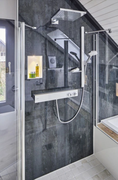 Верхний душ Hansgrohe Raindance E 26238700 Белый матовый на стену