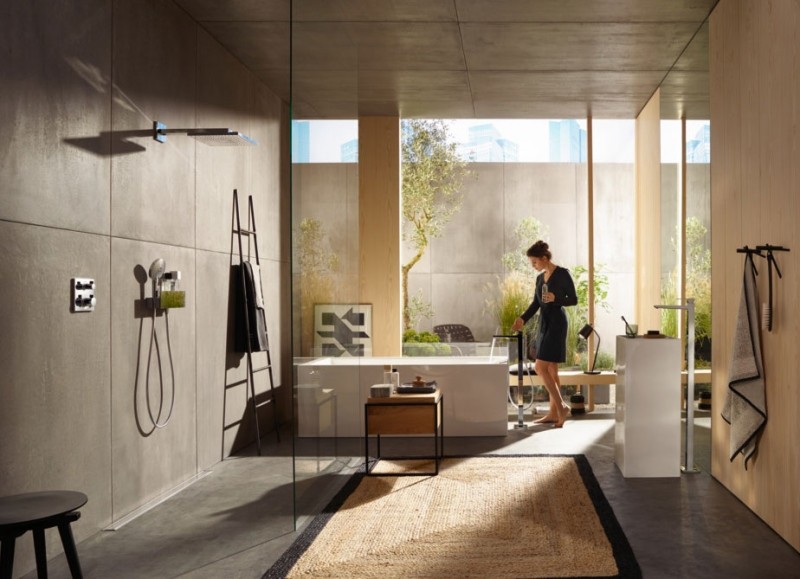 Верхний душ Hansgrohe Raindance E 26238700 Белый матовый на стену