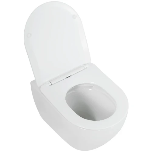 Комплект унитаза Cezares Stylus-Tor CZR-6601-TH-TOR/CZR2316SC с инсталляцией BelBagno BB002-80/BB005-PR-CHROME с сиденьем Микролифт и клавишей смыва Хром глянцевый фаянс подвесной