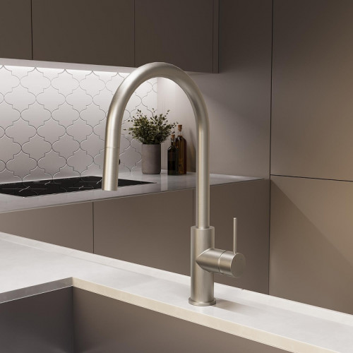 Смеситель для кухни Vincea VKF-2C1BN цвет Брашированный никель