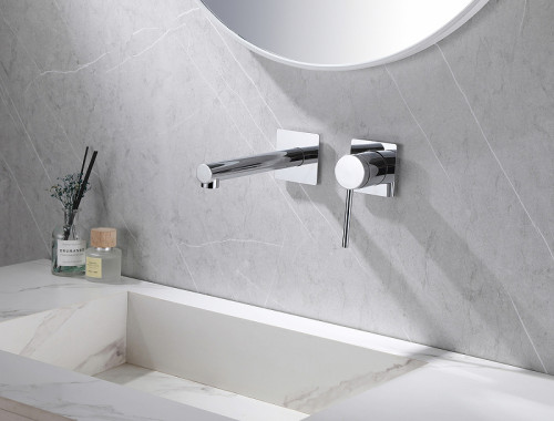 Смеситель для раковины Abber Emotion AF8812 Хром латунь встраиваемый