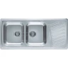 Кухонная мойка Alveus Elegant 70 SAT-90 1110x510 1009386 Сатинированная сталь нержавеющая сталь встраиваемый