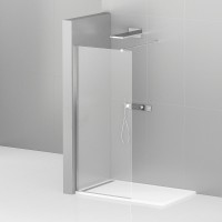 Душевая перегородка Cezares Liberta 95 LIBERTA-L-1-95-120-C-Cr профиль Хром стекло прозрачное