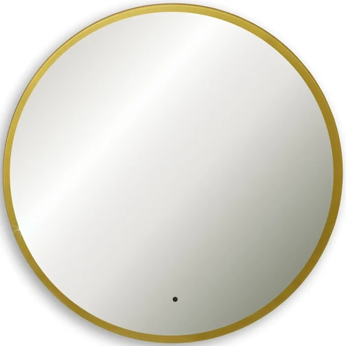 Зеркало Silver Mirrors Monaco 77 LED-00002766 с подсветкой Золото с бесконтактным выключателем и диммером стекло