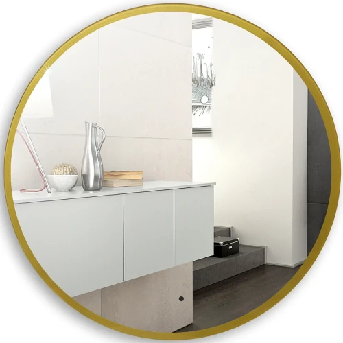 Зеркало Silver Mirrors Monaco 77 LED-00002766 с подсветкой Золото с бесконтактным выключателем и диммером стекло