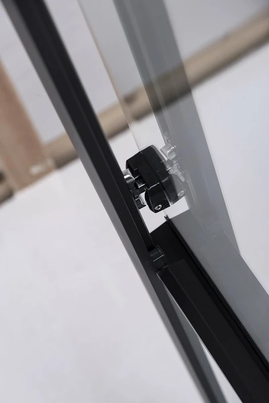 Душевой уголок Niagara Nova 100х80 NG-6881-08 BLACK профиль Черный стекло прозрачное