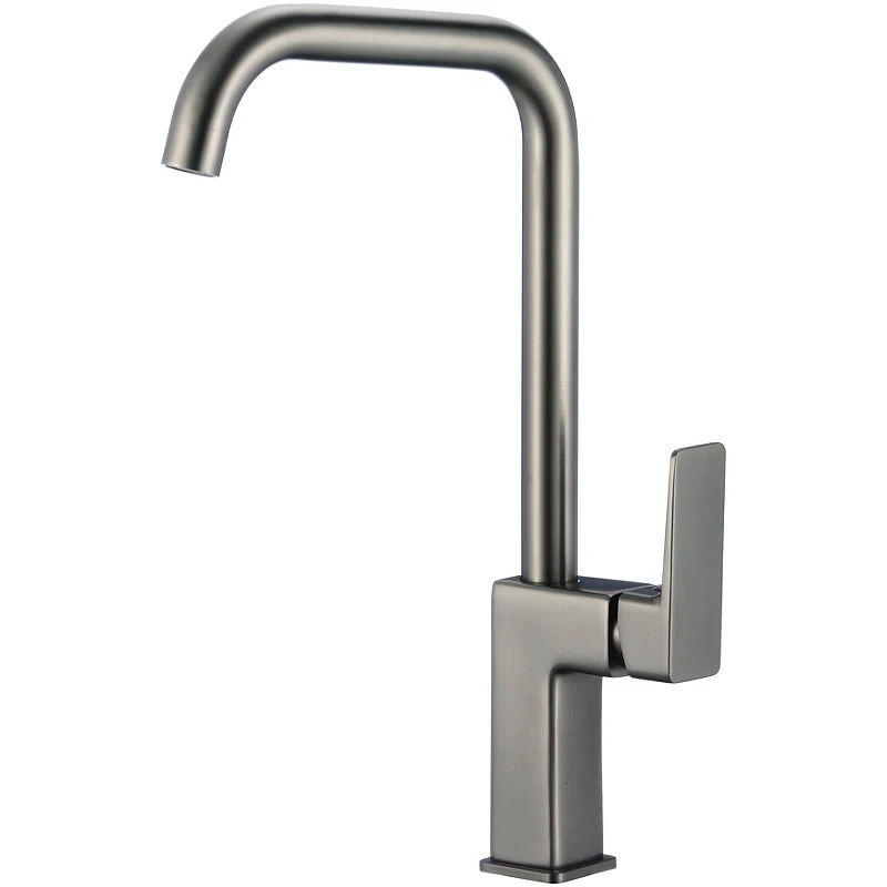 Смеситель для кухни WesnaArt Narcis NAR06-150GM-25432 Оружейная сталь латунь
