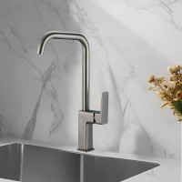 Смеситель для кухни WesnaArt Narcis NAR06-150GM-25432 Оружейная сталь латунь однорычажный