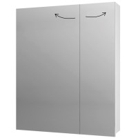 Зеркальный шкаф Dreja Almi 60 99.9009 Белая МДФ / ЛДСП, стекло