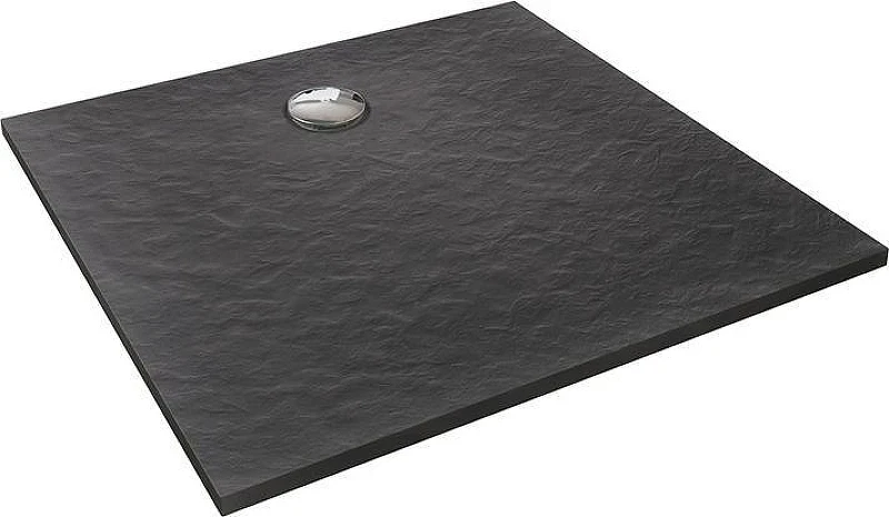Душевой поддон из искусственного камня Jacob Delafon Tolbiac 100x100 E6D328RU-NGM Черный матовый
