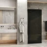 Душевая перегородка WasserKRAFT Rur 120 30W40-TG профиль цвет Хром стекло тонированное