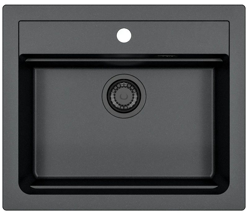 Кухонная мойка Alveus Granital Atrox 30 Carbon G91 590х500 1148162 цвет Черный