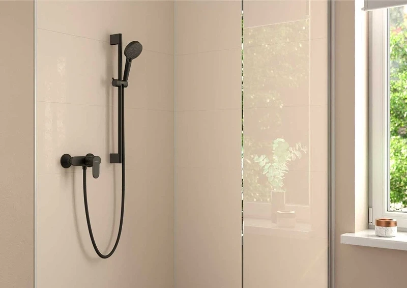 Смеситель для душа Hansgrohe Vernis Blend 71640670 Черный матовый латунь на стену