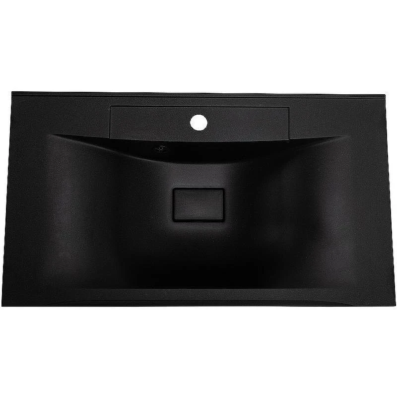 Раковина BelBagno 80 BB800/450-LV-ART-PR-NERO Черная матовая