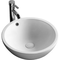 Раковина-чаша Ceruttispa 45 CR1001 СТ9614 Белая фарфор накладная