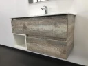 Тумба с раковиной Comforty Турин 90 00004136271 подвесная Дуб бежевый