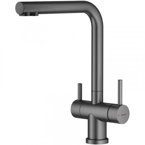 Смеситель для кухни Splenka S70.61.09 Графит матовый латунь