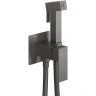 Гигиенический душ со смесителем Cezares Slider SLIDER-DIF-GM Оружейная сталь нержавеющая сталь встраиваемый
