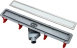 Душевой лоток Pestan Confluo Premium Line 950 White Glass 13000352 с двухсторонней решеткой Хром матовый Белый глянцевый