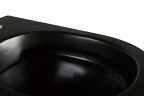 Комплект унитаза с инсталляцией Abber Bequem AC1100MB-AC0105-AC0120MB с сиденьем Микролифт и Черной матовой клавишей смыва фаянс подвесной