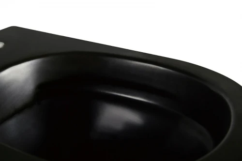 Комплект унитаза с инсталляцией Abber Bequem AC1100MB-AC0105-AC0120MB с сиденьем Микролифт и Черной матовой клавишей смыва фаянс подвесной