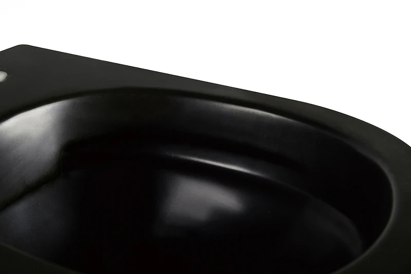 Комплект унитаза с инсталляцией Abber Bequem AC1100MB-AC0105-AC0120MB с сиденьем Микролифт и Черной матовой клавишей смыва фаянс подвесной