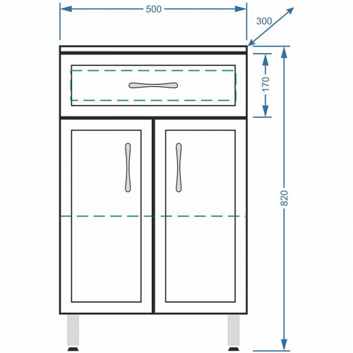 Тумба Stella Polar Концепт 50 SP-00000153 Белый