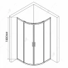 Душевой уголок RGW Classic CL-53 90х90 06095399-11 профиль Хром стекло прозрачное
