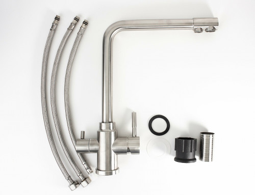 Смеситель для кухни ESKO K24 Нержавеющая сталь нержавеющая сталь