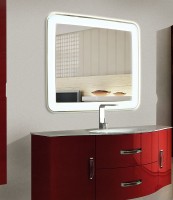 Зеркало Art&amp;Max Latina AM-Lat-1000-800-DS-F с подсветкой с сенсорным выключателем стекло