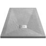 Душевой поддон из искусственного камня Vincea 120x90 VST-4SR9012G+Vsph-D132 Серый