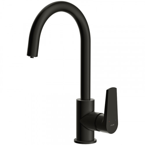 Смеситель для кухни Cersanit Moduo 68221 Черный матовый