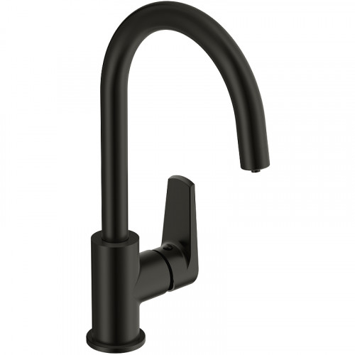 Смеситель для кухни Cersanit Moduo 68221 Черный матовый