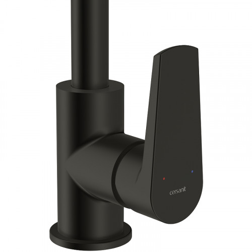 Смеситель для кухни Cersanit Moduo 68221 Черный матовый