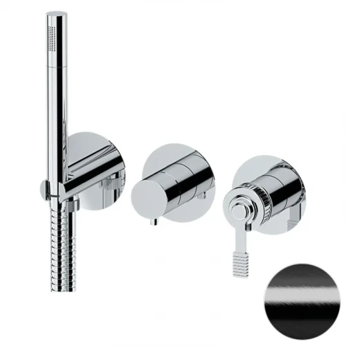 Смеситель для душа Remer Atelier AL97D3PWBCFP цвет Черный брашированный хром