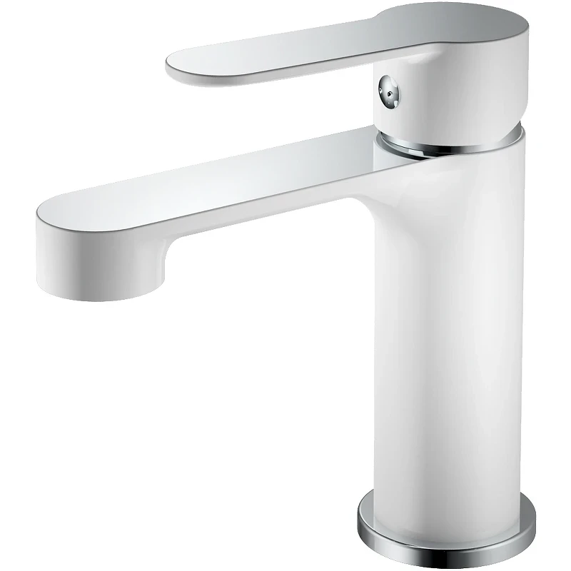 Смеситель для раковины Haiba HB10557-8 Белый Хром