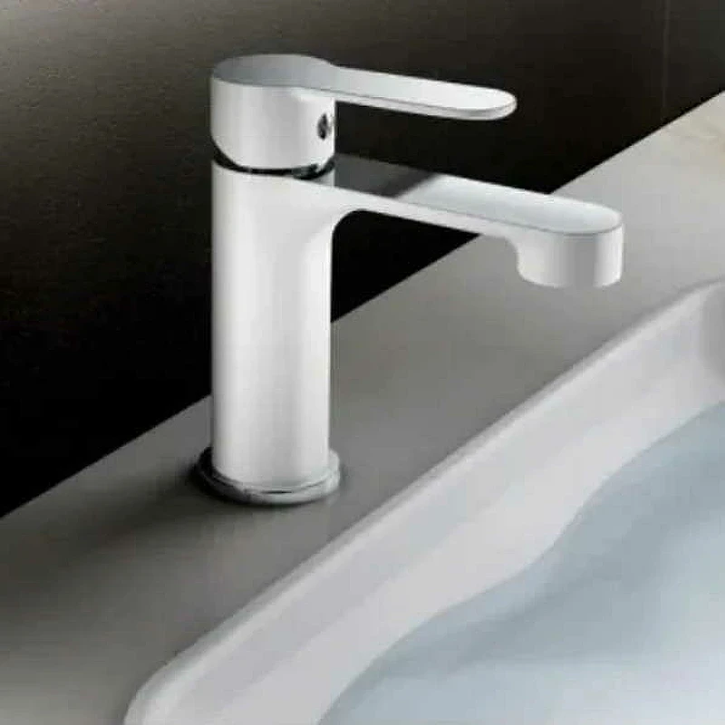Смеситель для раковины Haiba HB10557-8 Белый Хром