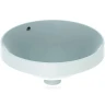 Раковина Geberit VariForm 500.700.01.2 Белая фарфор полувстраиваемая