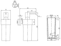 Дозатор для жидкого мыла Villeroy&amp;Boch Elements-Striking TVA15200700061 Хром