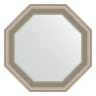 Зеркало Evoform Octagon 71х71 BY 7349 в багетной раме - Хамелеон 88