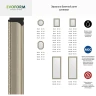 Зеркало Evoform Octagon 71х71 BY 7349 в багетной раме - Хамелеон 88