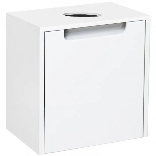 Тумба под раковину Runo Бари Микра 40 00-00001975 подвесная Белая МДФ / ЛДСП