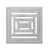 Душевой трап Berges Platz Uno 150x150 090170 с решеткой Хром матовый