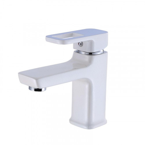 Смеситель для раковины D-Lin D110366-C цвет  Белый