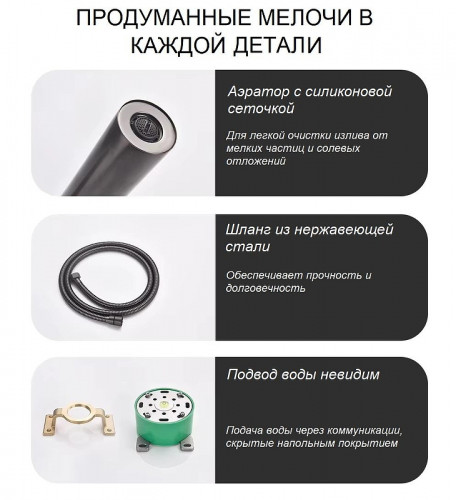 Смеситель для ванны Boch Mann SUV BM10906 цвет Хром