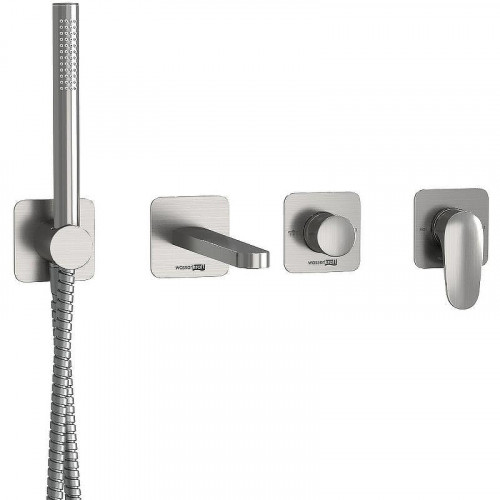 Смеситель для ванны WasserKRAFT Spree A1451.272.274.275.100.276 Никель