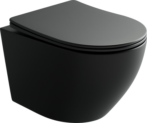 Унитаз с инсталляцией DIWO Ceramicanova Uno Rimless CN11001MB + DIWO 4501 с сиденьем Микролифт с клавишей смыва цвет Глянцевый белый