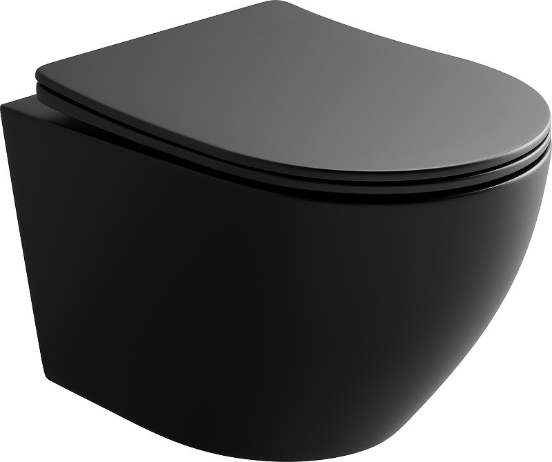 Унитаз с инсталляцией DIWO Ceramicanova Uno Rimless CN11001MB + DIWO 4501 с сиденьем Микролифт с клавишей смыва цвет Глянцевый белый